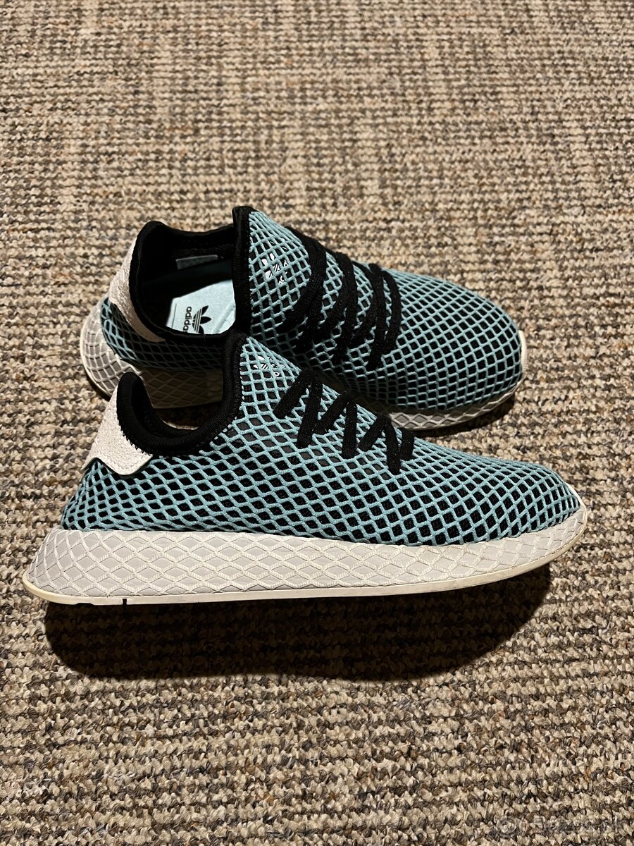 Adidas Deerupt Vel 40 tyrkysové