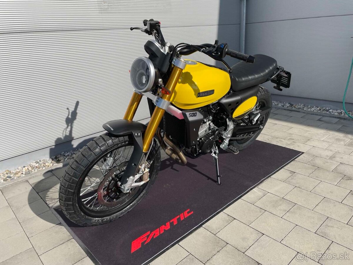 Fantic Caballero Scrambler 500 Yellow, akční cena