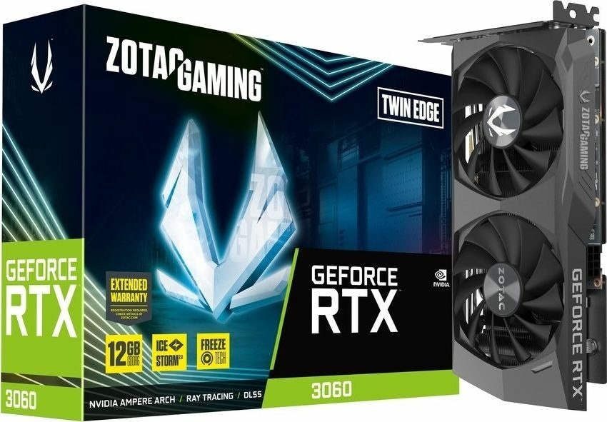 ZOTAC Gaming GeForce RTX 3060 Twin Edge OC12GB GDDR6


