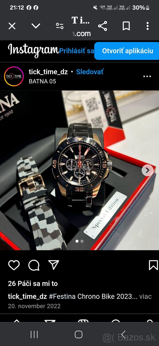 Naramkove hodinky Festina