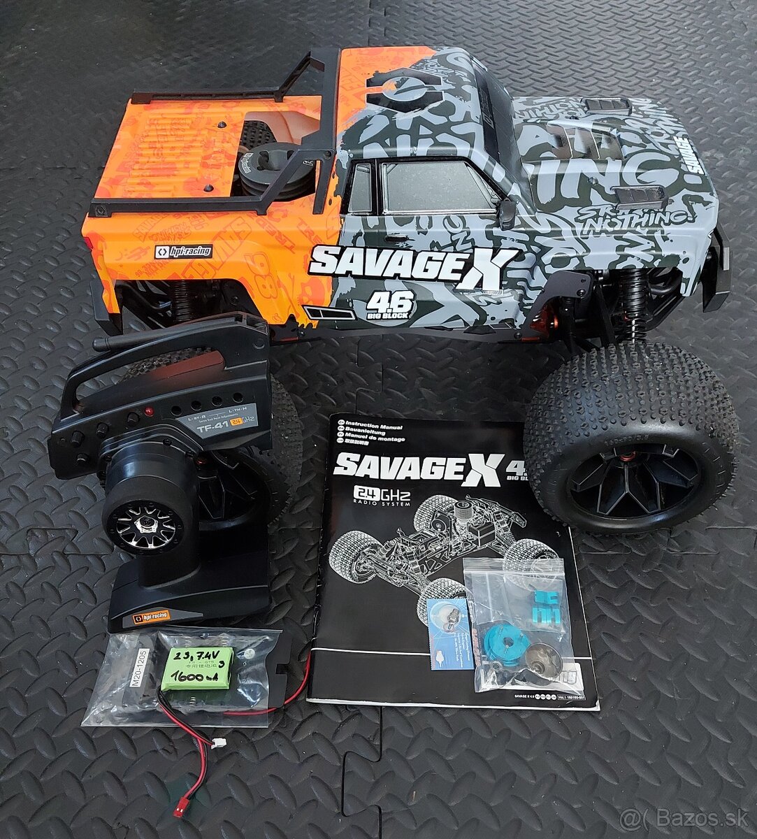 Rc auto, Nitro - Savage X 4,6 GT-6 RTR 1/8