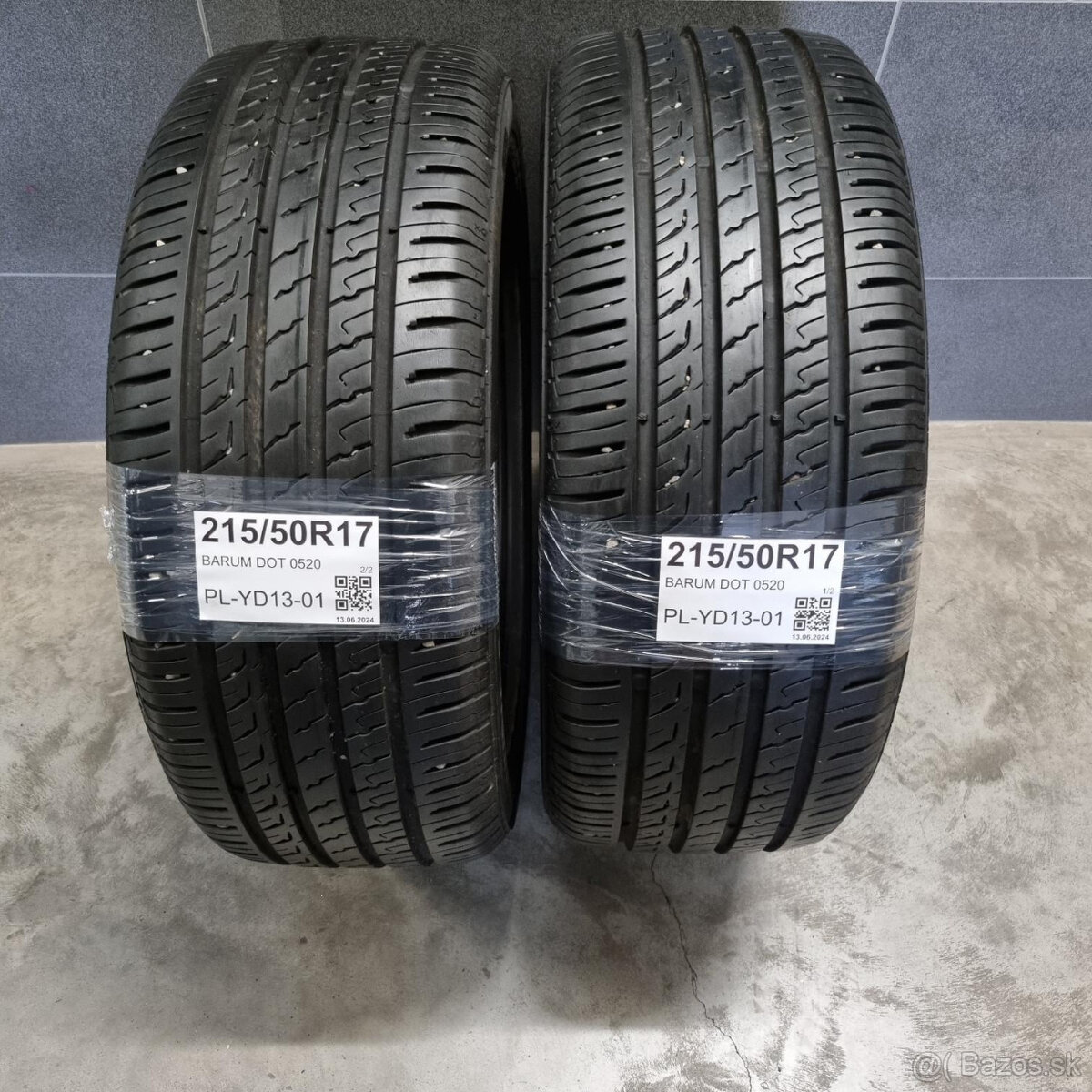 Letné pneumatiky 215/50 R17 BARUM DOT0520