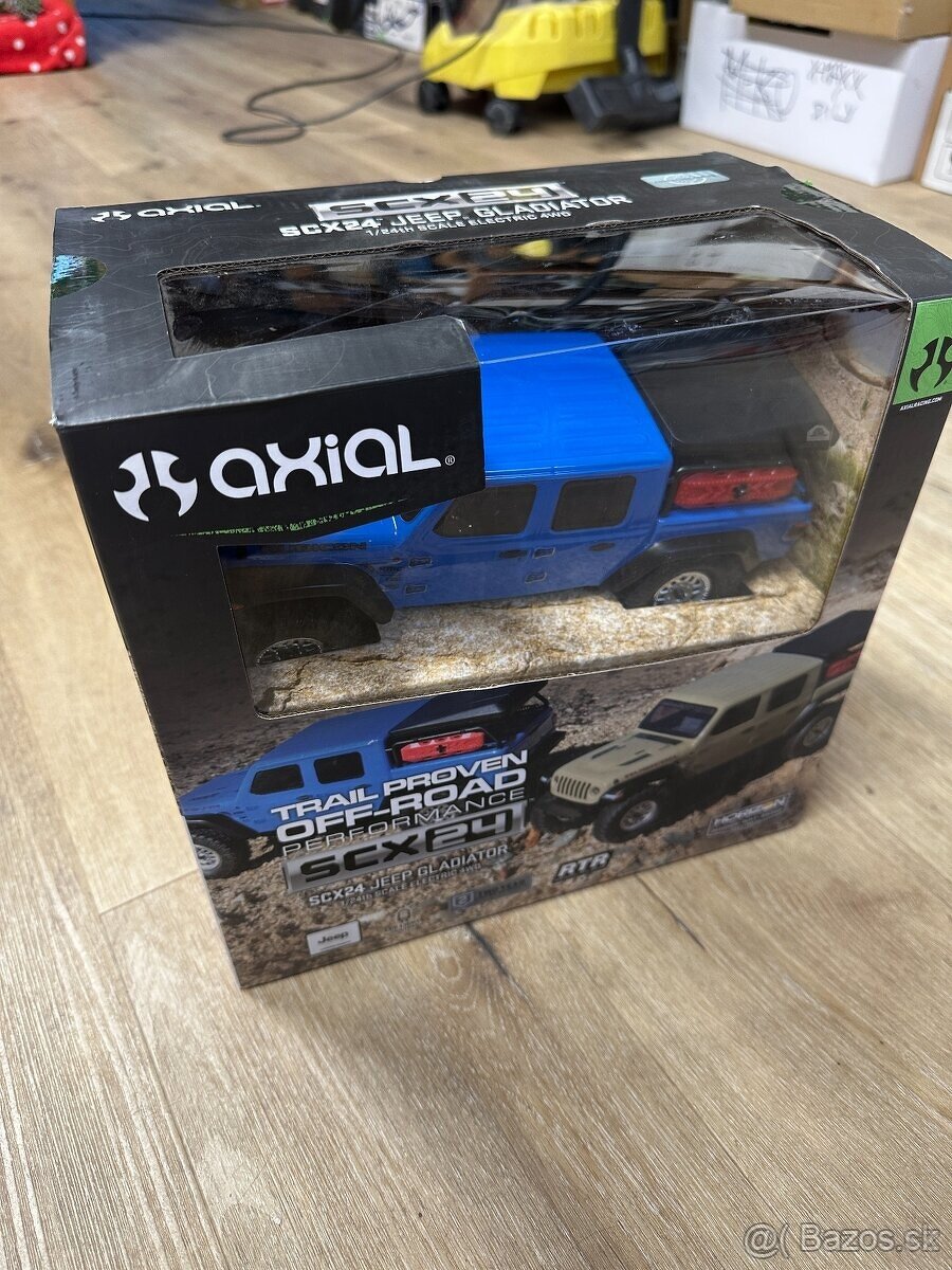 nový Axial SCX24 Jeep Gladiator 1:24 4WD RTR modrý