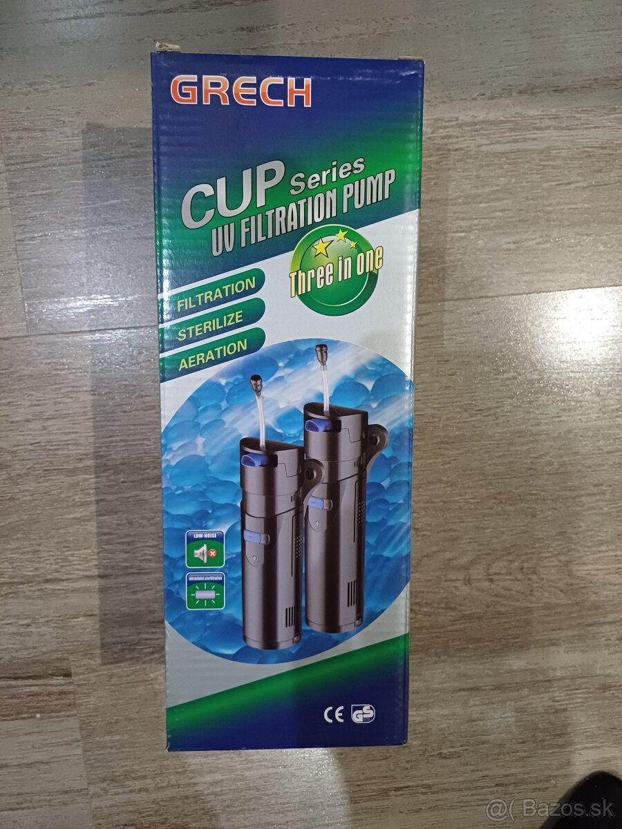 Vnútorný filter 3v1 s UV Grech CUP-805