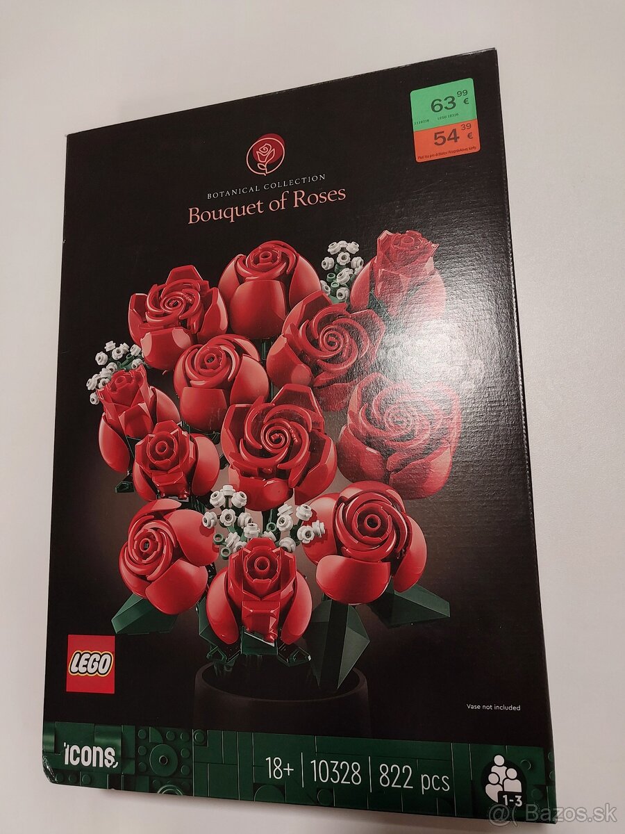 Lego Botanical Rúže červené nové