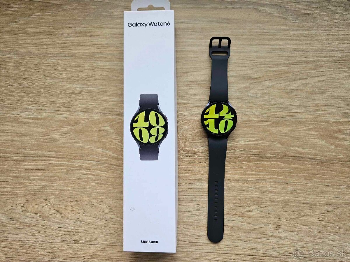 Samsung Galaxy Watch6 BT Black 44 mm, zaruka