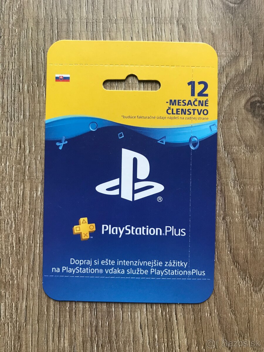 PlayStation Plus Essential 12 mesačné členstvo pre SVK účet