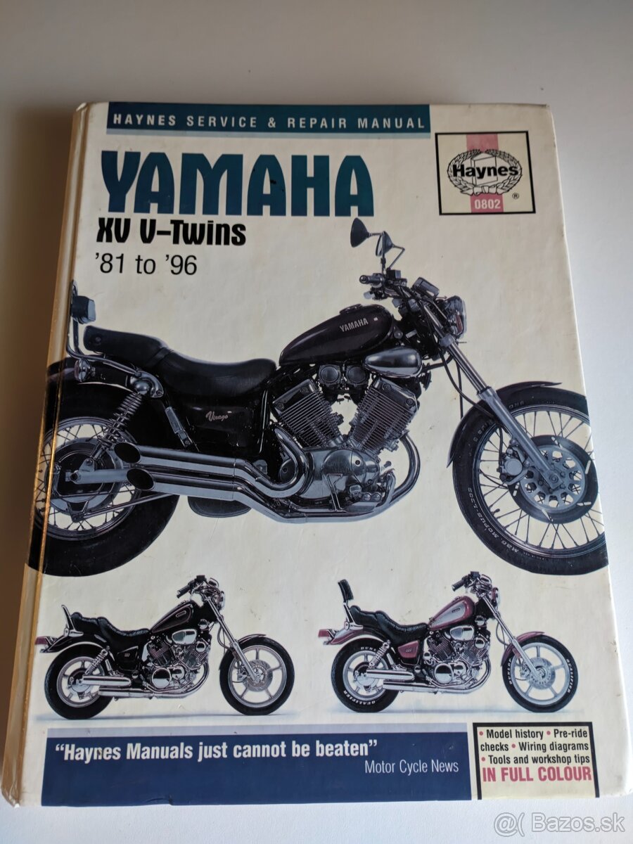 Yamaha XV 535 Virago 81-96 Haynes servisná príručka