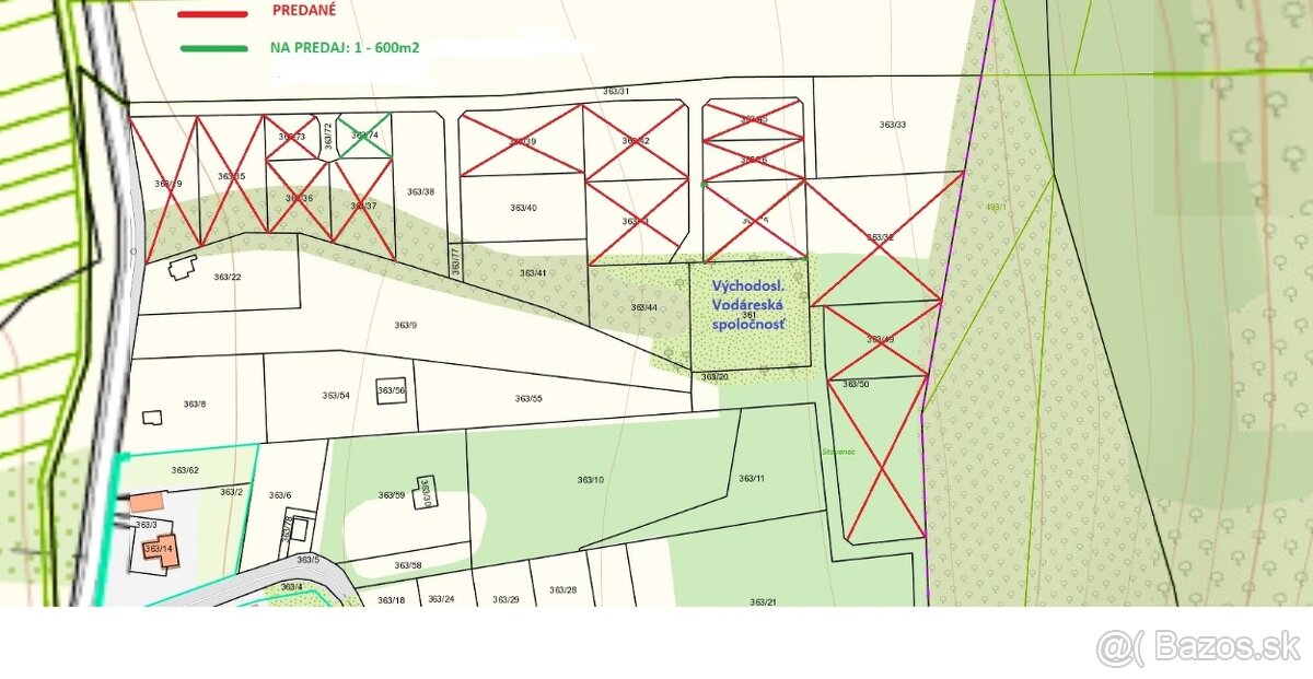 Pozemok 600m2 - nová lokailta ŽEHŇA