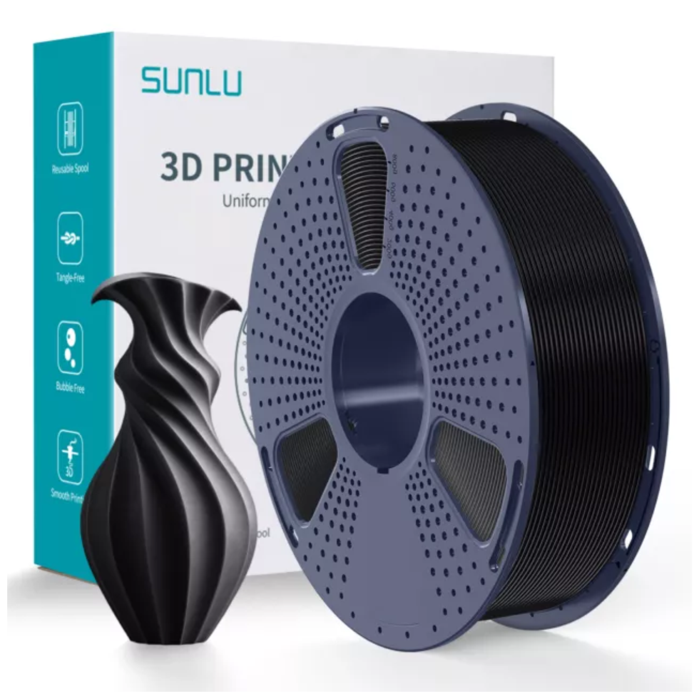 PETG filament SUNLU čierna