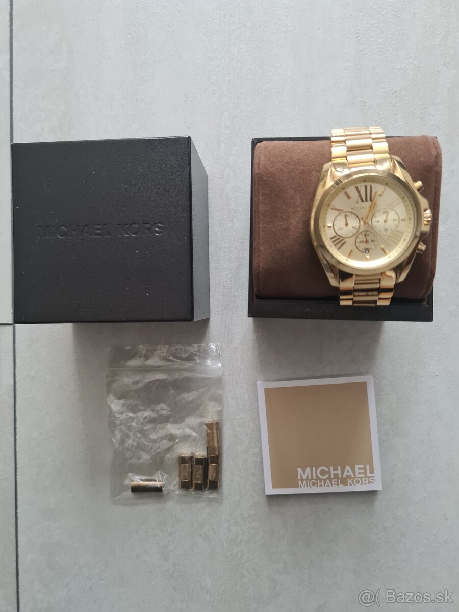 Michael Kors zlaté hodinky