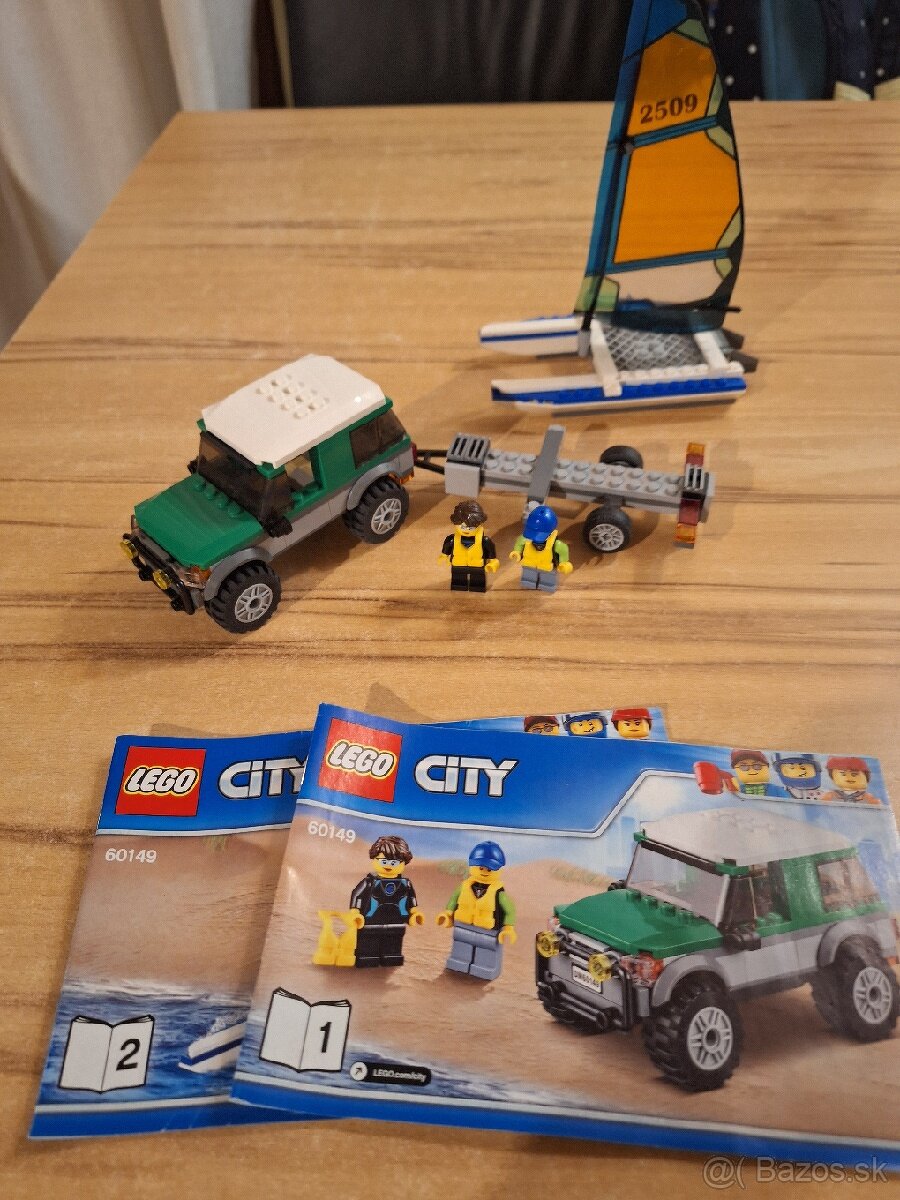 Lego City 60149 Auto s plachetnicou