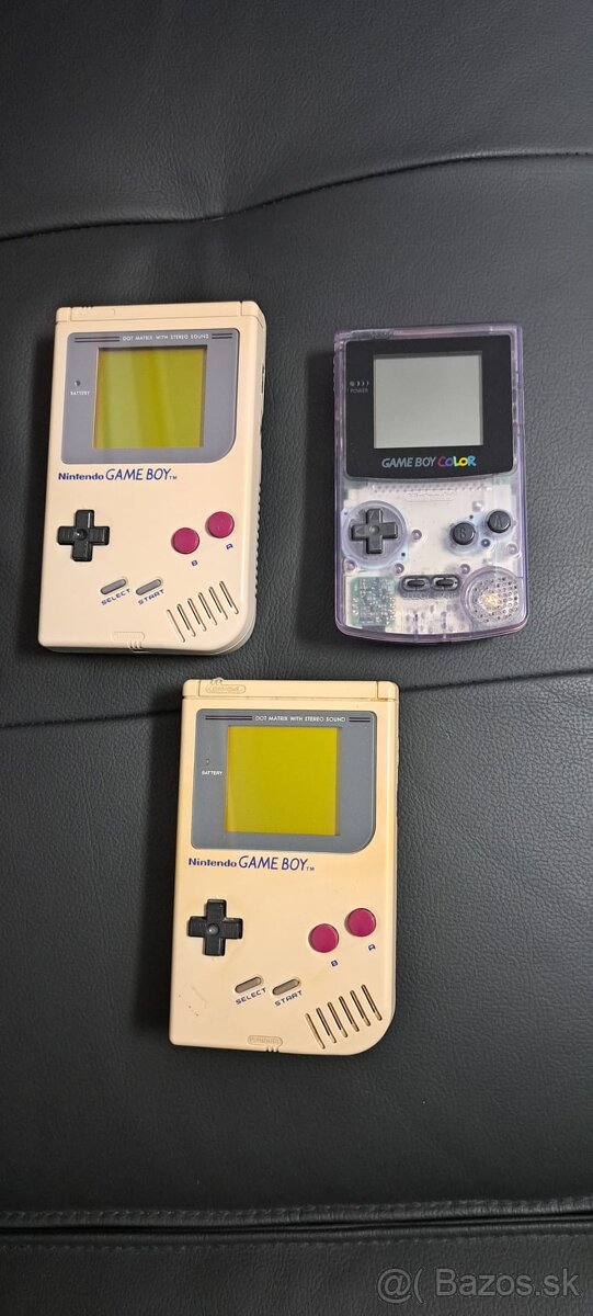 PREDÁM ZBIERKU 2x GAMEBOY DMG-01 + 1x GAMEBOY COLOR