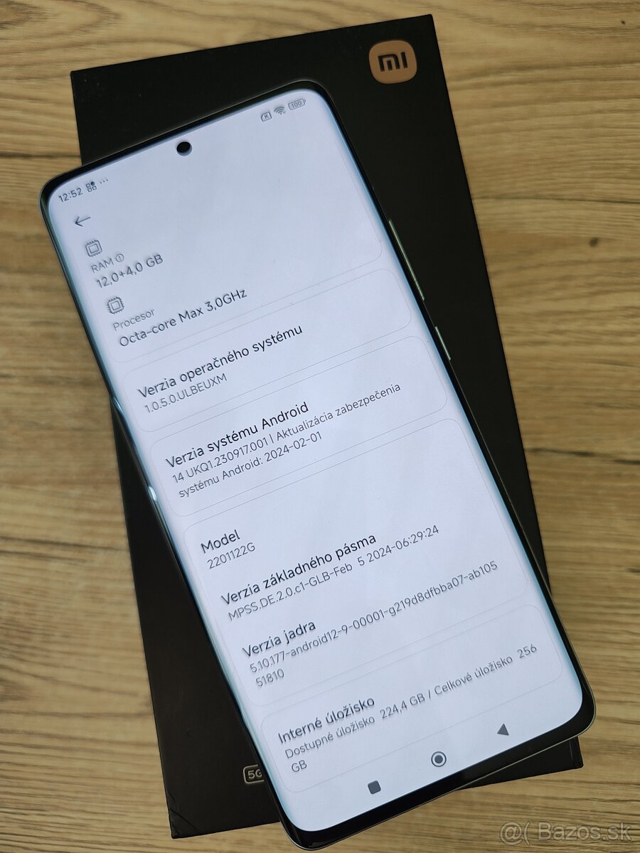 Predám Xiaomi 12 PRO 12GB/256GB