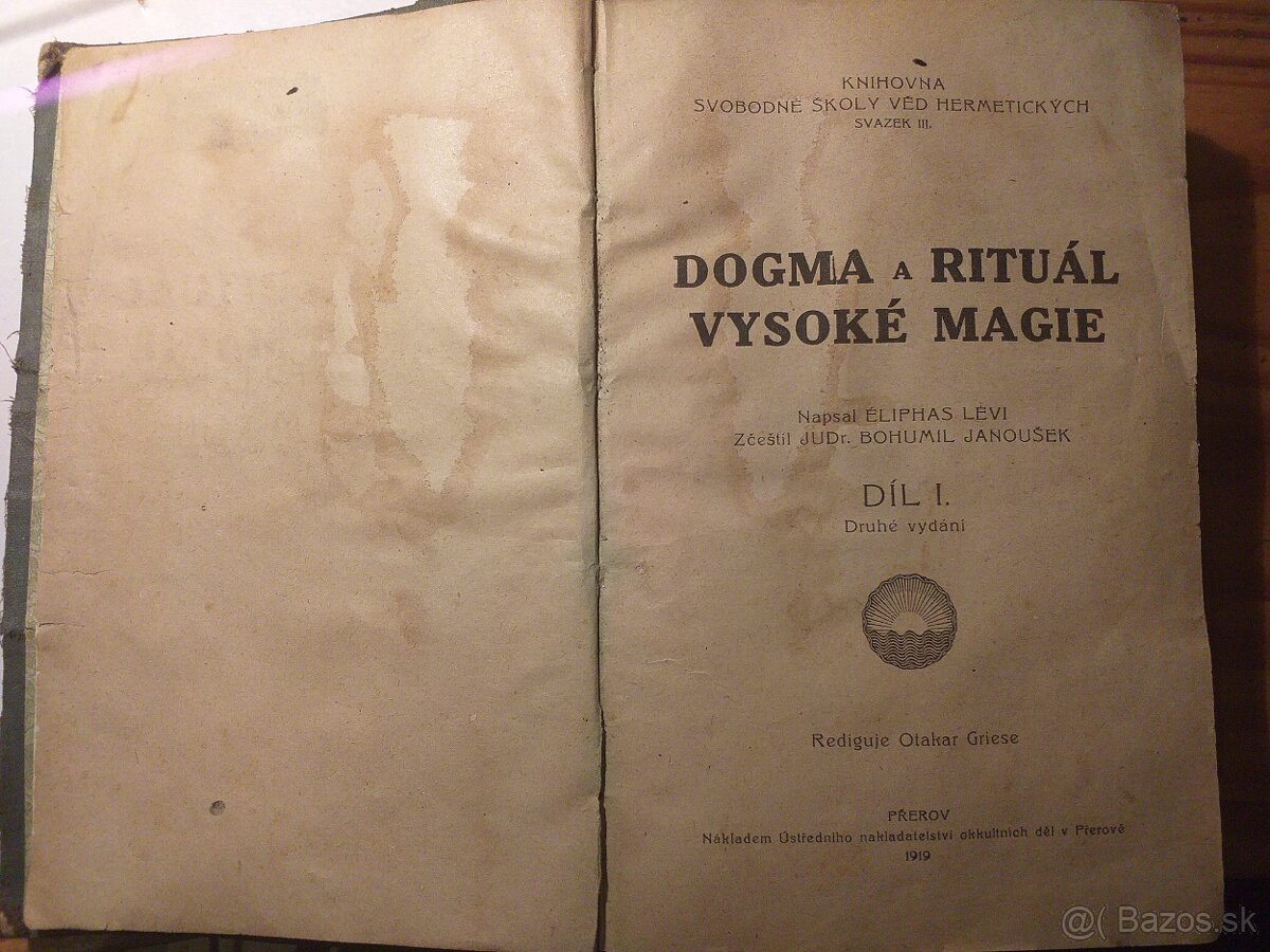 Dogma a rituál vysoké magie 1919