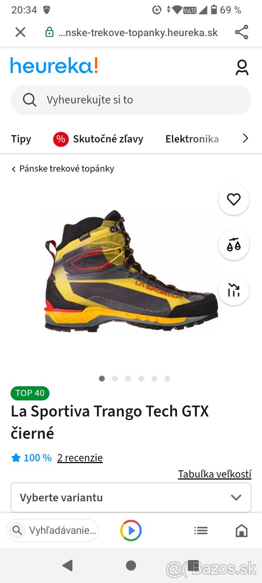 Turistická obuv La Sportiva, veľkosť 42