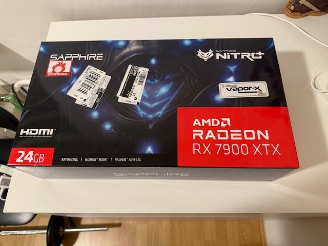 Sapphire Radeon RX 7900 XTX NITRO+ Vapor-X 24GB GDDR6