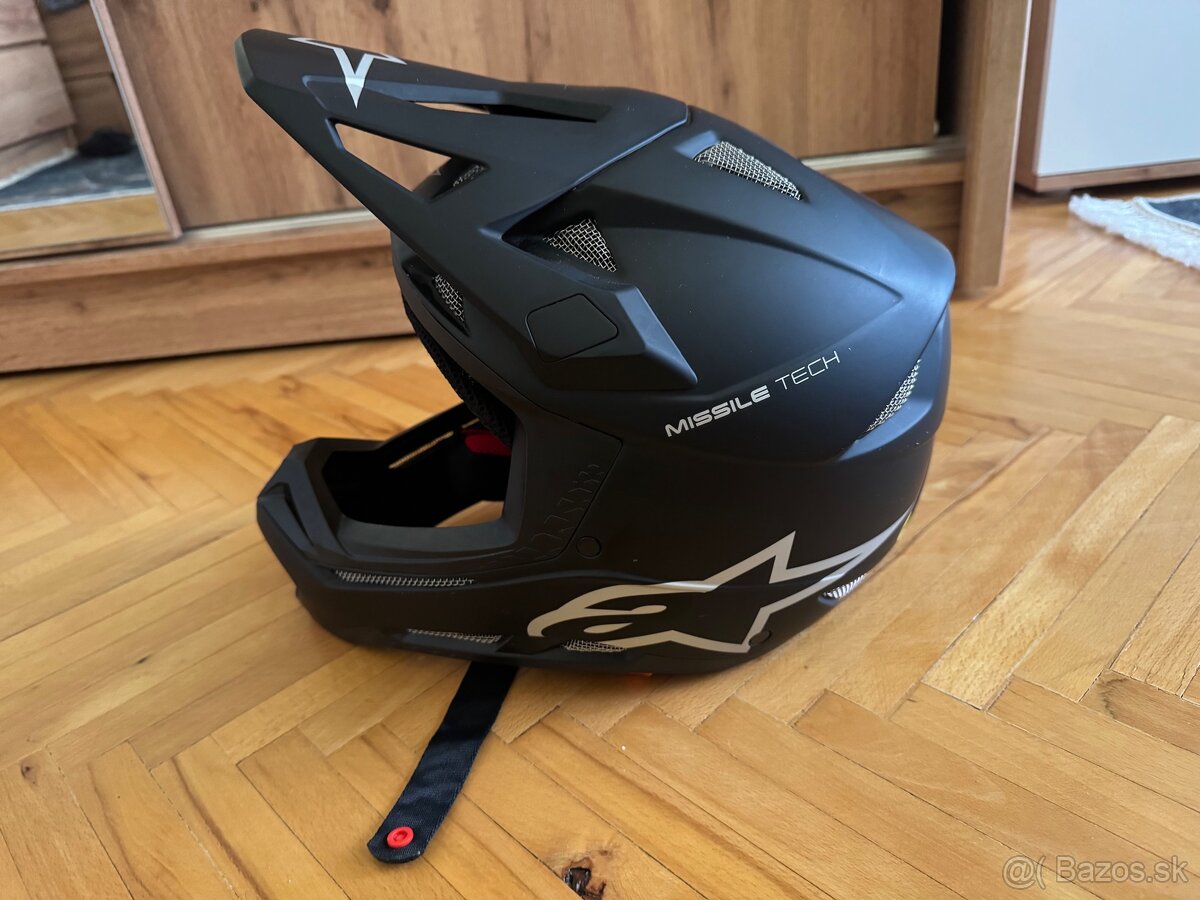 Prilba Alpinestars MTB Missile Pro Solid black matt