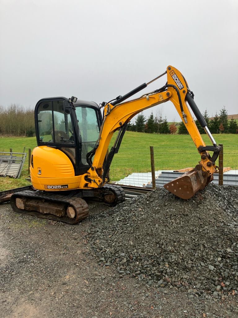 Jcb 8026Zts /2017 mini bager