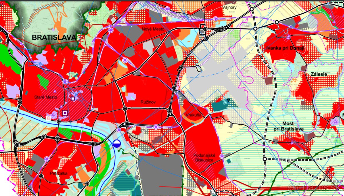 NA PREDAJ POZEMKY 150 000 m2 Ivanka pri Dunaji