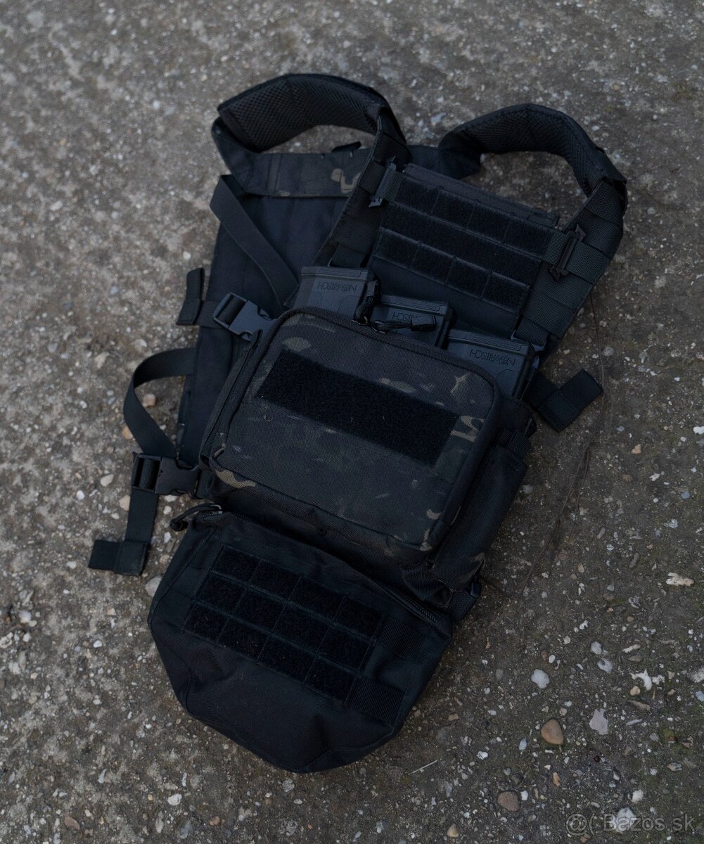 Chestrig - multicam black