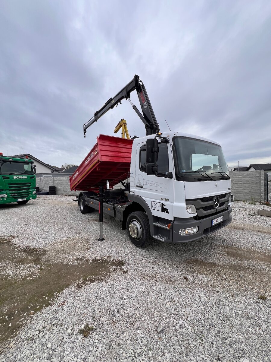 Mercedes-Benz Atego 1218 E5 Hydraulicka ruky+ 3st. Vyklapač