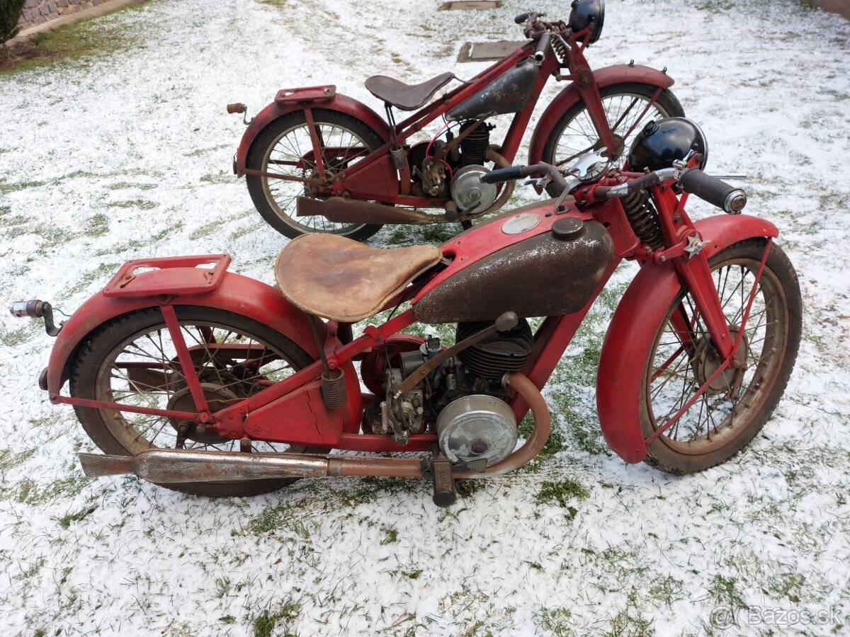 Jawa 250 Dvousetrvacnikova, Horska - 1935 predvalecna