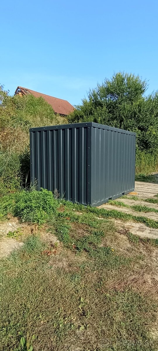 Plechový kontajner 2,2 x 3 m - IHNED K ODBĚRU