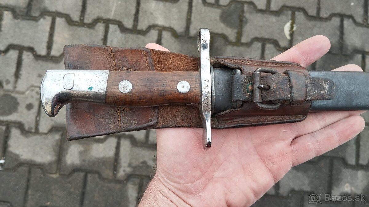 Švýcarský bajonet bodák SCHMIDT RUBIN M 1889 značeny