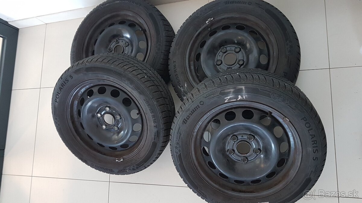 16'' Zimné kolesá 5x112 R16ET 46 Polaris 5 205/55 R16