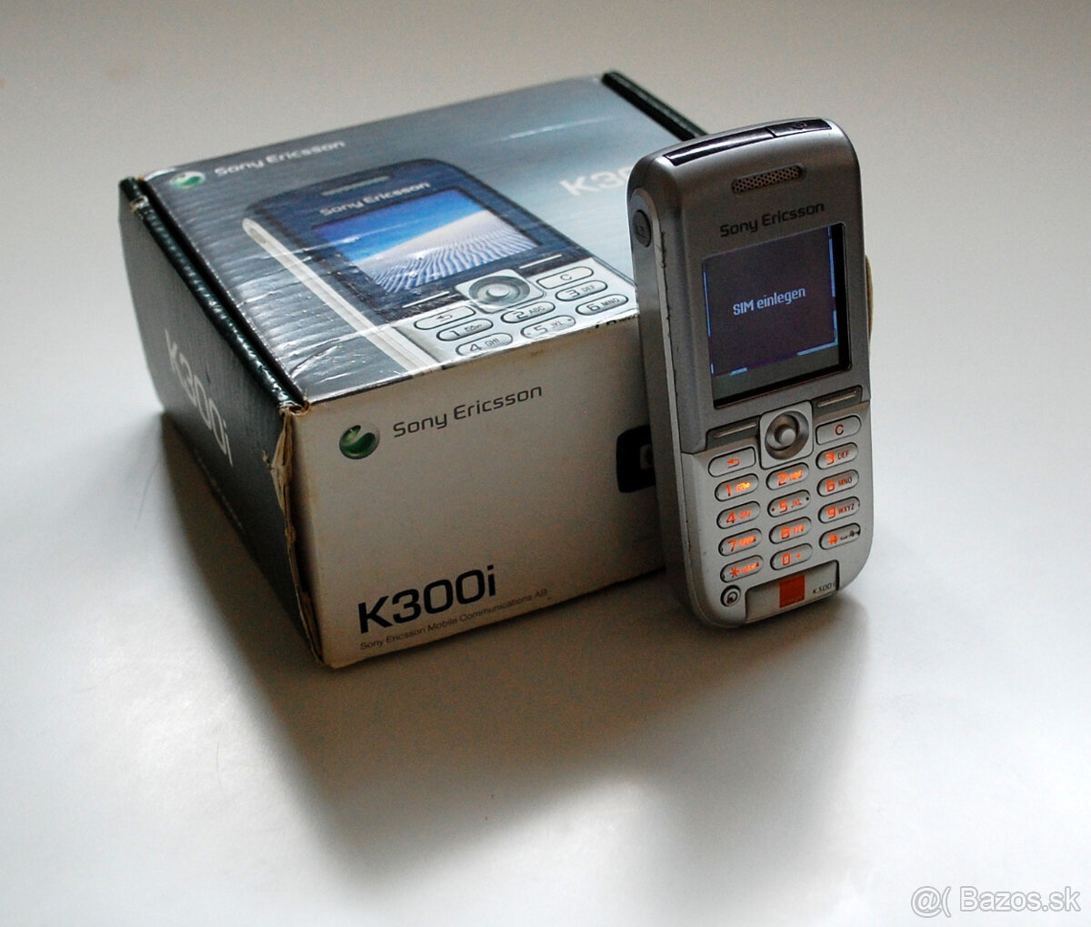 Sony Ericsson K300i s krabicou IMEI sedi