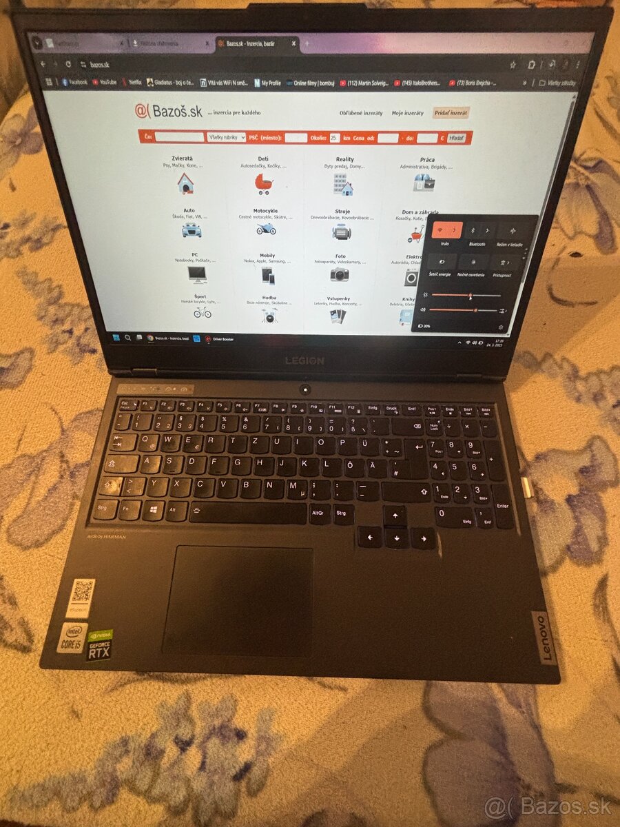 Herný notebook Lenovo Legion 5 15IMH6