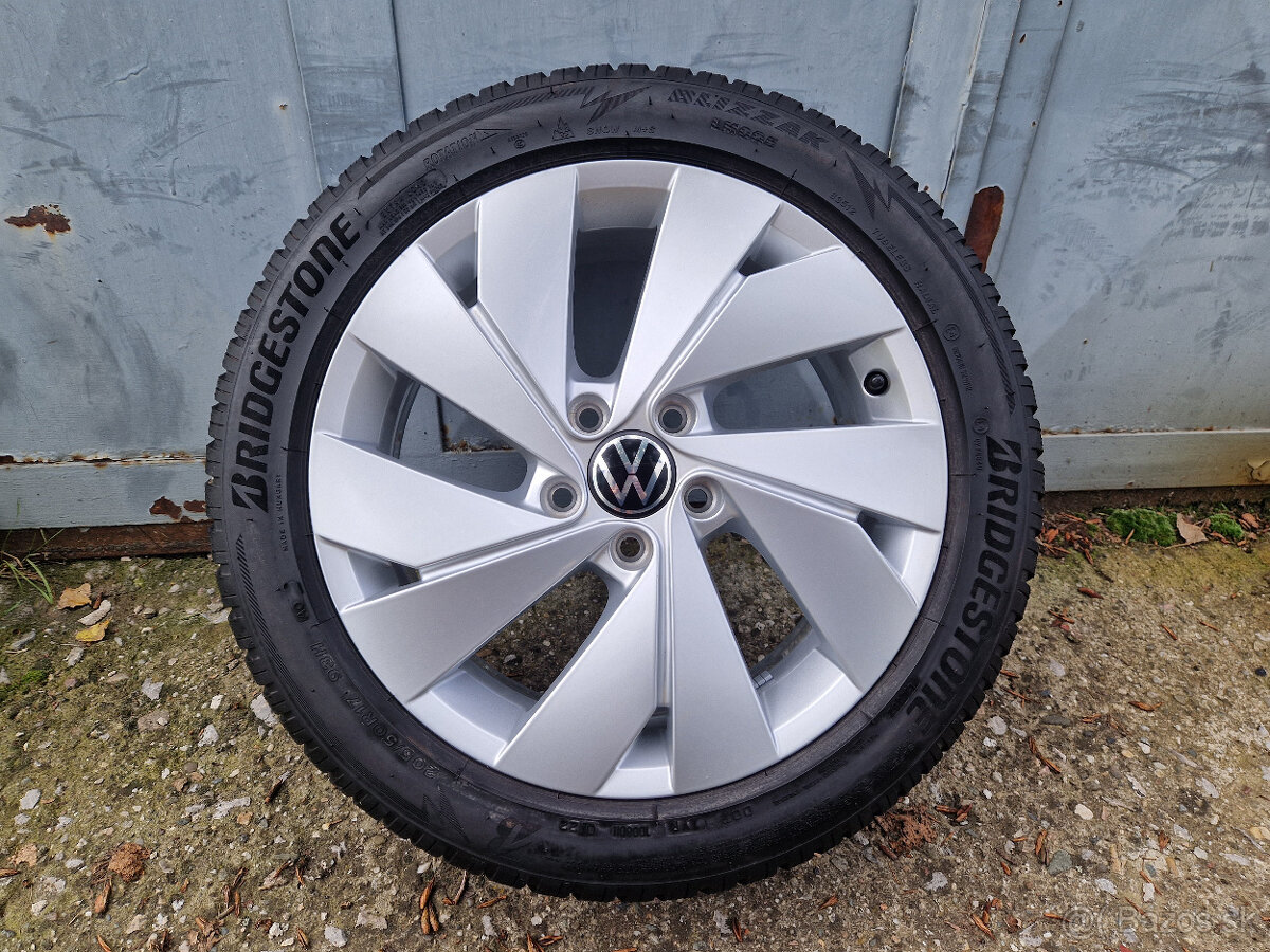 kolesa golf 8 disky volkswagen alu 5x112 R17 205 50 17 zimné