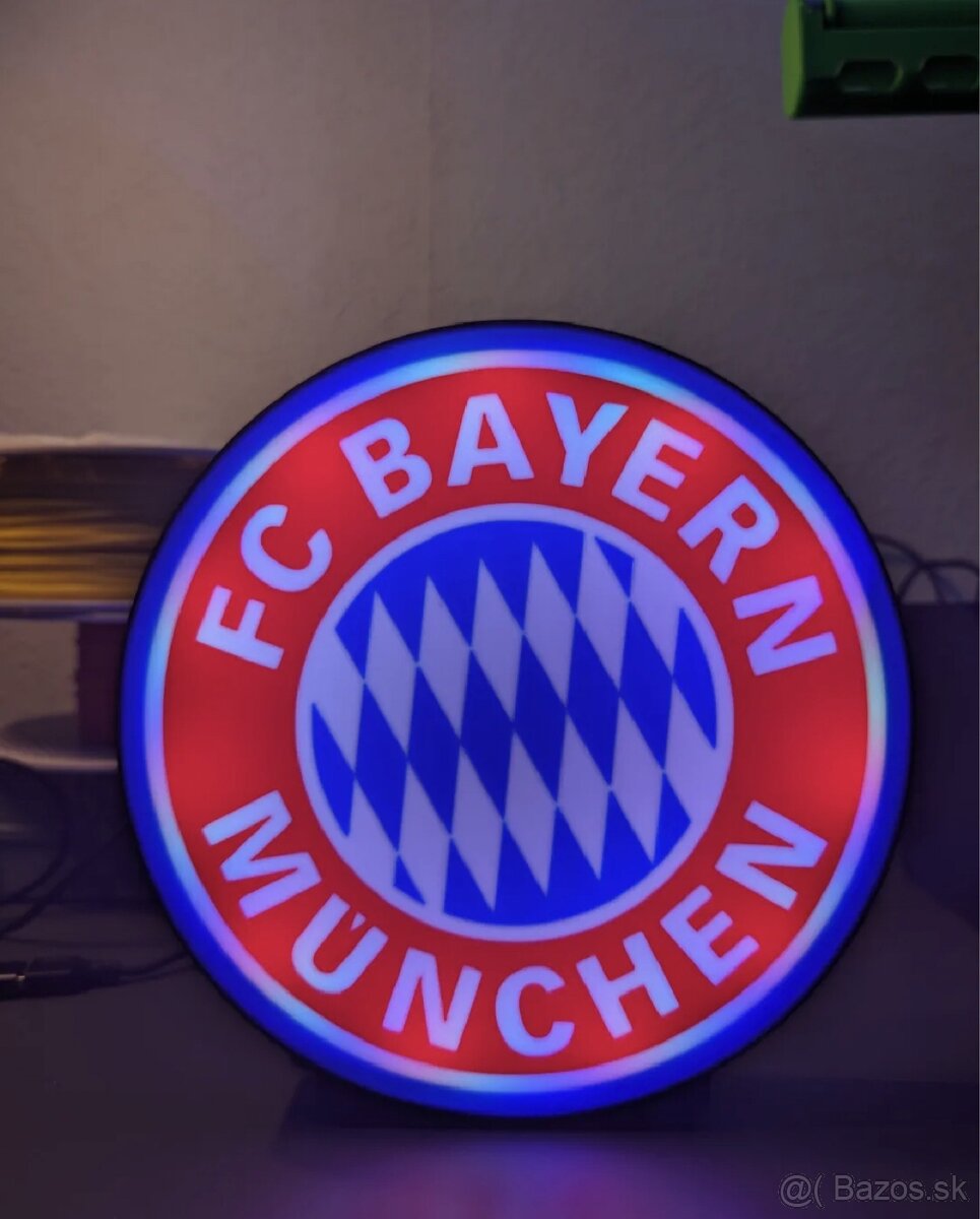 Bayern munchen mnichov lightbox (podsvietený obrázok)