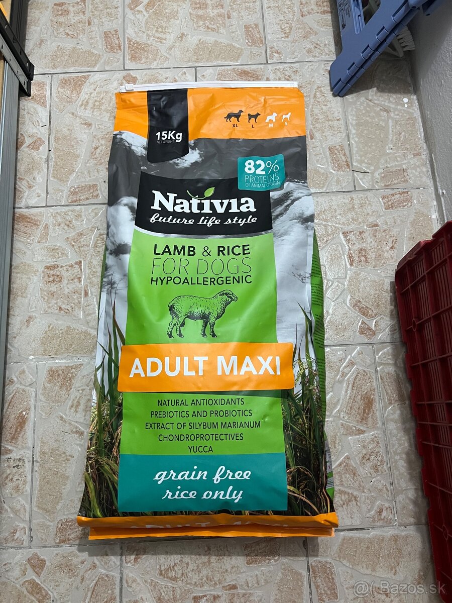 Nativia Adult Maxi Lamb & Rice 15kg