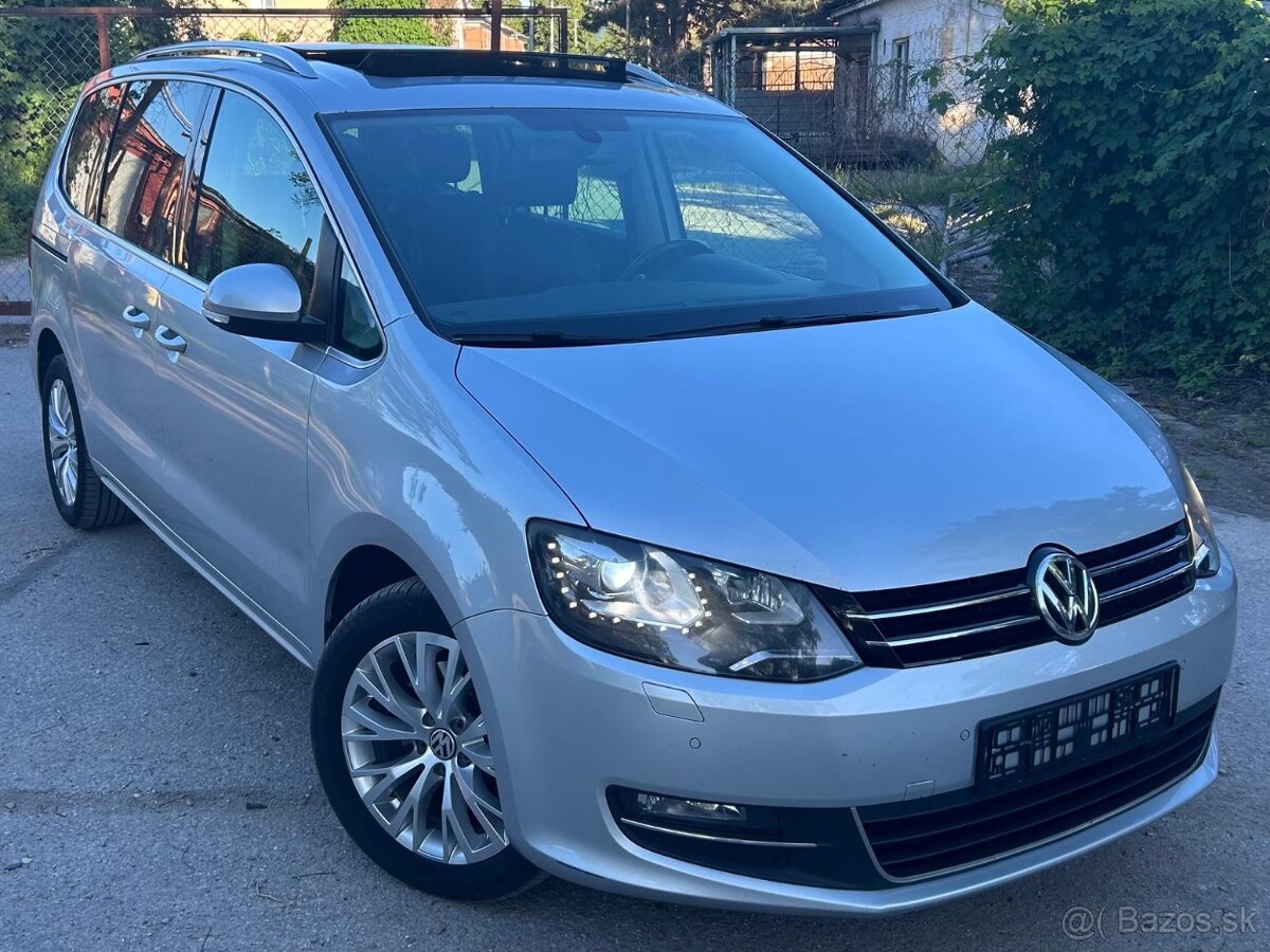 VOLKSWAGEN SHARAN 2.0TDI DSG HIGHLINE - 7 MIESTNY - WEBASTO