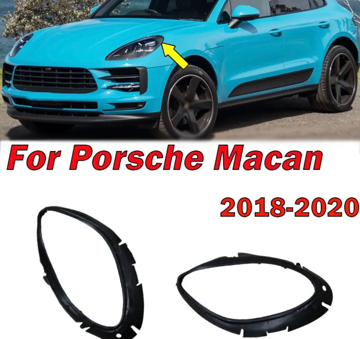 Porsche Macan kryt na svetlá