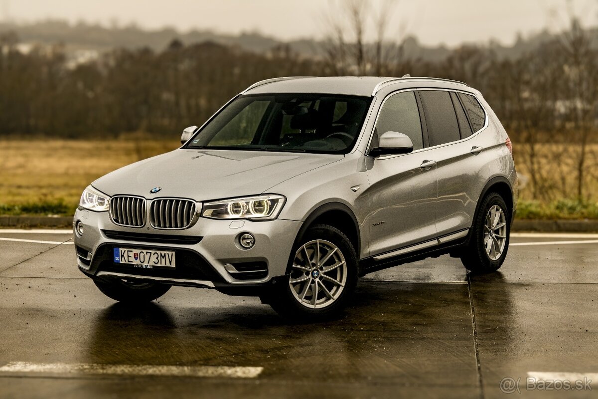 BMW X3 2,0d xDrive AT 140kW (len BMW servis, adapt.tempomat)