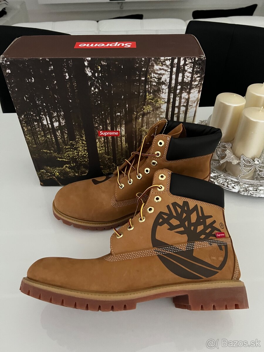 Supreme x Timberland topanky