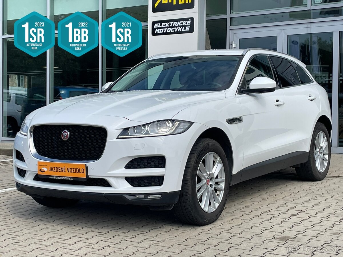 Jaguar F-Pace 2,0d 4x4 AT8  1.majiteľ nove v SR