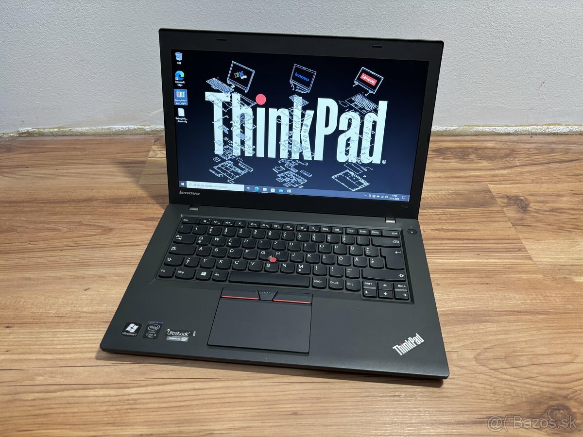 Lenovo ThinkPad T450, i5 5300U, 16GB RAM, 256GB SSD, Win 10