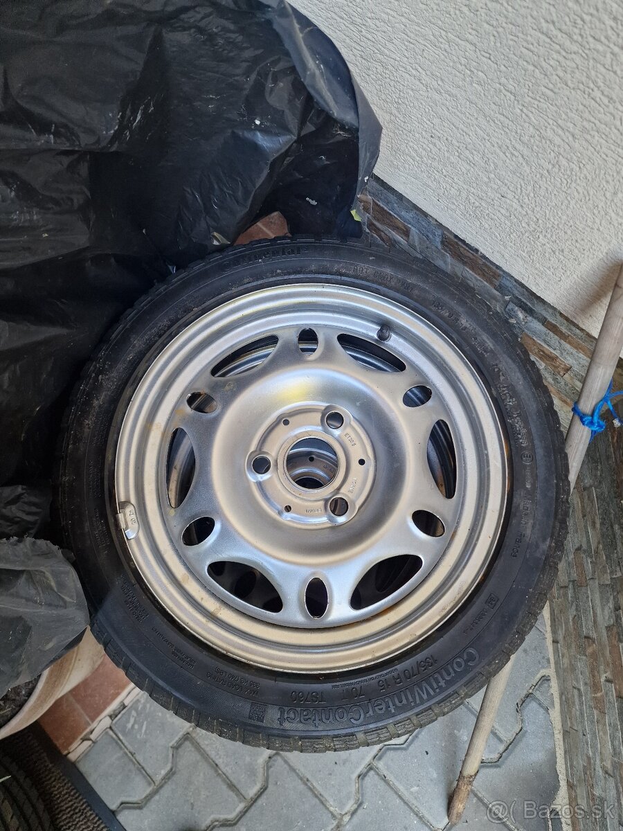 R15 smart fortwo plechové disky 3x112