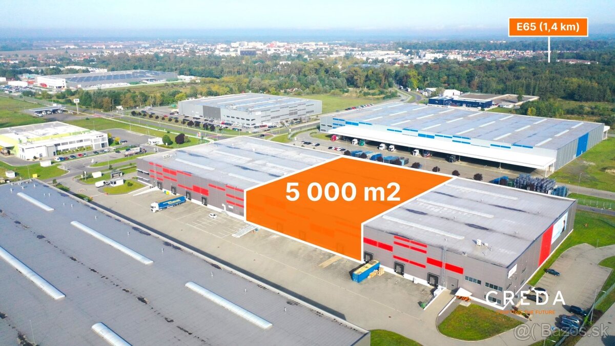 CREDA | prenájom 5 000 m2 skladová hala, Malacky - priemysel