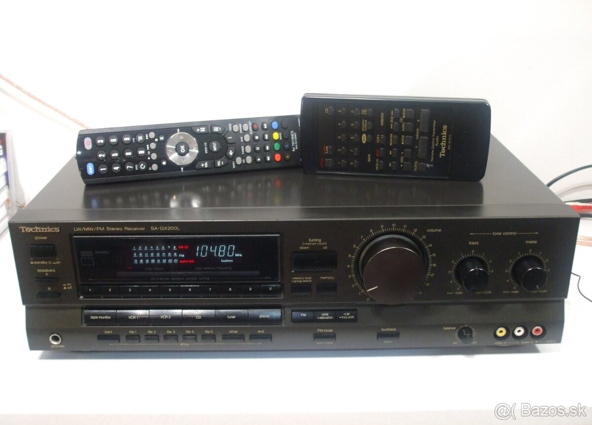 360W receiver = zosilnovac s tunerom TECHNICS SA-GX200 JAPAN