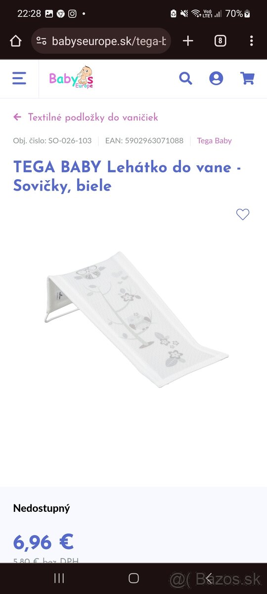 Detská vanička so stojanom