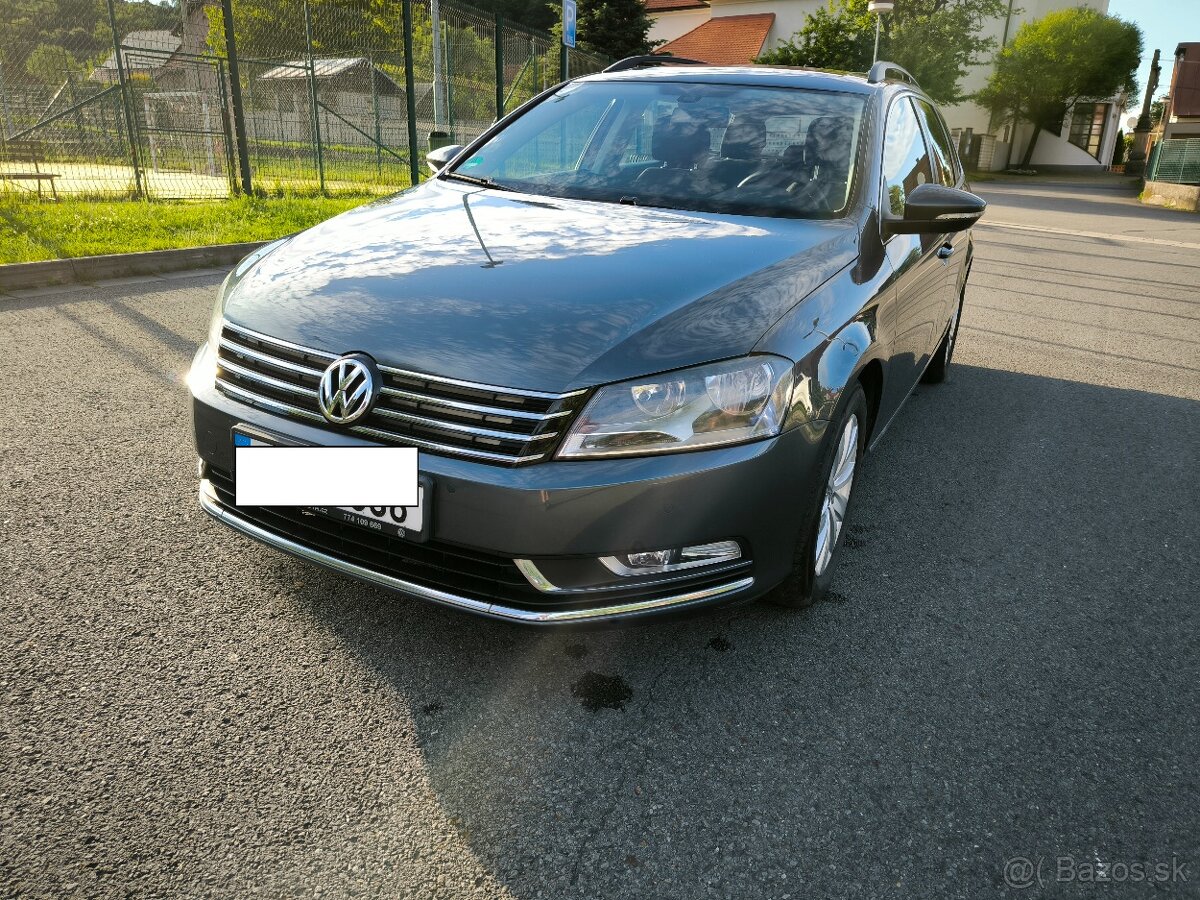 Volkswagen Passat B7, 2.0TDI 103kW, 6-kvalt, tažné , 8xAlu,