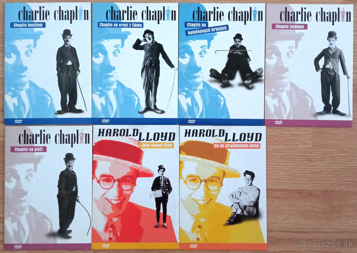 DVD Filmy [Charlie Chaplin & Harold Lloyd]