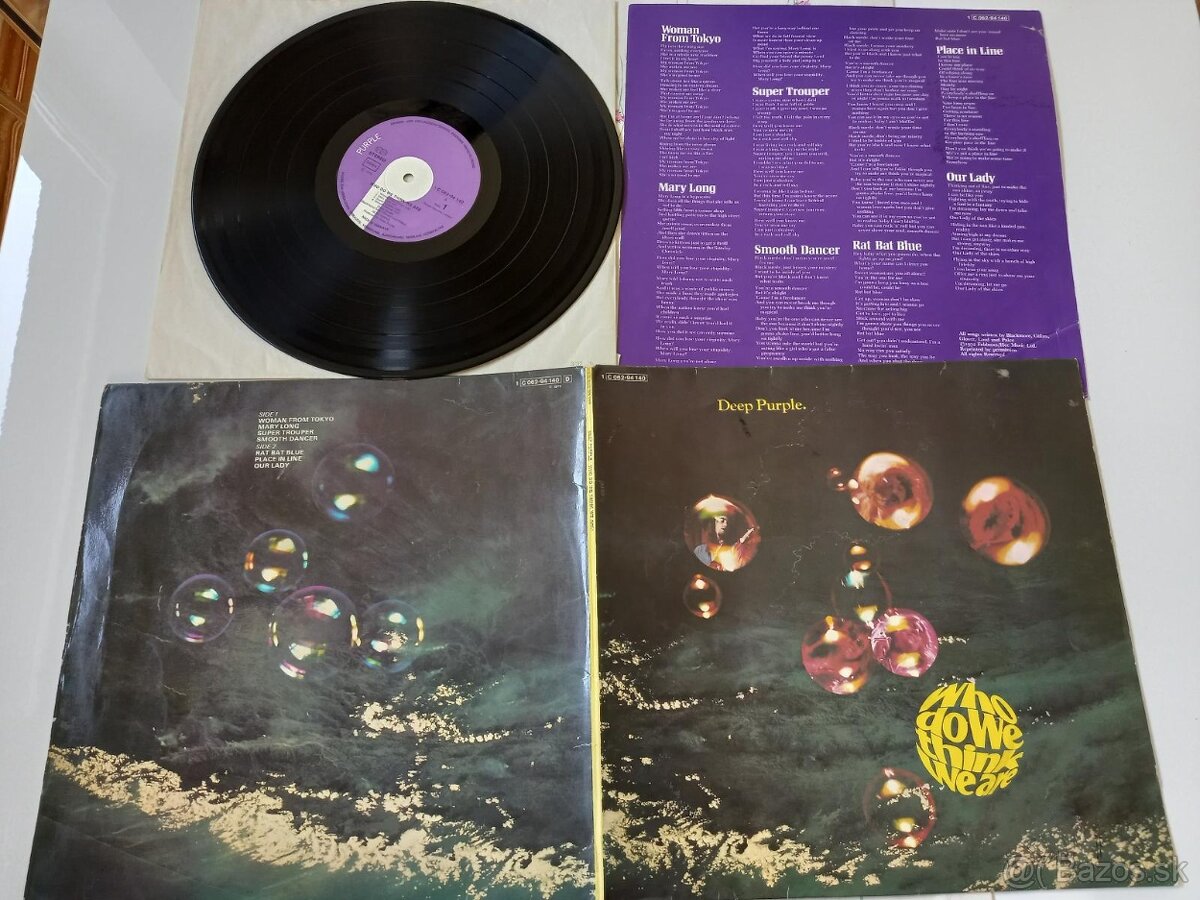 DEEP PURPLE „Who Do We Think We Are “ /Purple 1973/ rozkl. o