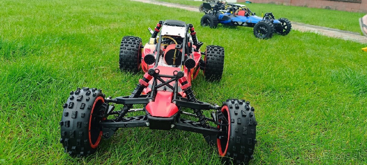 Predám ČISTO NOVÉ 1:5 BENZÍNOVÉ RC auto Rovan Baja 5b ČER.