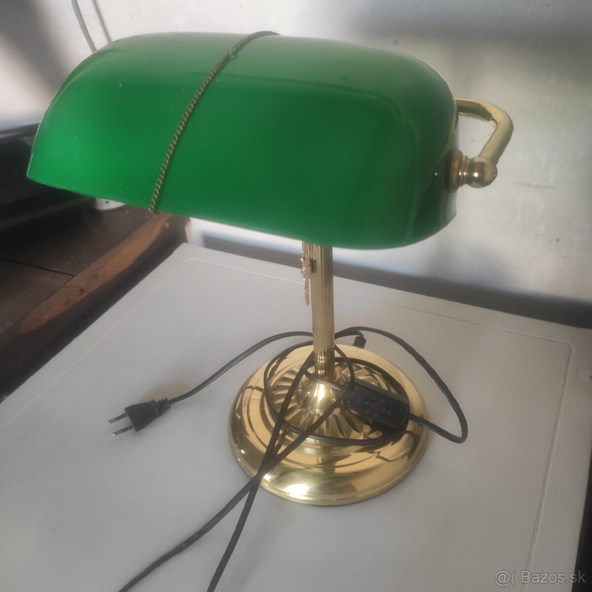 Predam vintage zelenu lampu